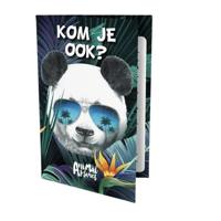 Animal Planet Uitnodigingen panda, 6st. - thumbnail