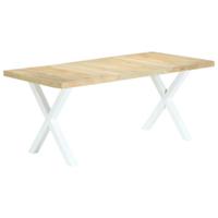 vidaXL Eettafel 180x90x76 cm massief mangohout - thumbnail