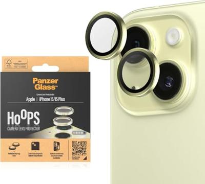PanzerGlass Hoops 1193 Cameraprotector (glas) Apple IPhone 15, IPhone 15 Plus 1 stuk(s)