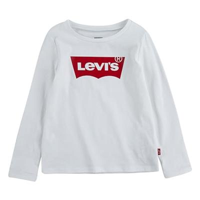 Levi's® Batwing t-shirt met lange mouwen wit