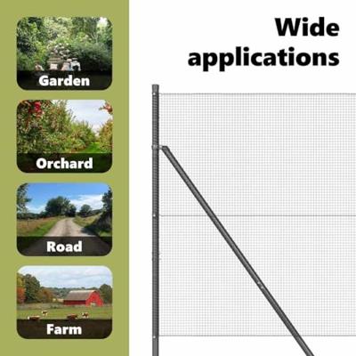 VidaXL Afrasteringspaal grijs 25 x 1,2 m (12 x 12 mm gaas)