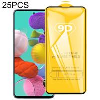 Voor Galaxy A51 25 PCS 9D Full Glue Full Screen Tempered Glass Film - thumbnail
