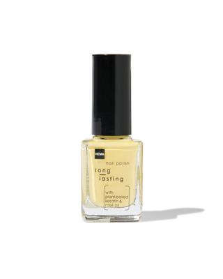 HEMA Long lasting nagellak 1028 vanilla cream (lichtgeel)