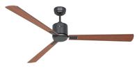 CasaFan ECO NEO III 152 BG-NB/KI Flügel WiFi Nussbaum/Kirsche Plafondventilator 27 W (Ø x h) 152 cm x 360 mm Basaltgrijs Met afstandsbediening, Timer, Met - thumbnail