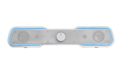 Mars Gaming MSBXW Wit, RGB Soundbar, Bluethooth 5.0 + Jack 3.5, DSP Sound 10W