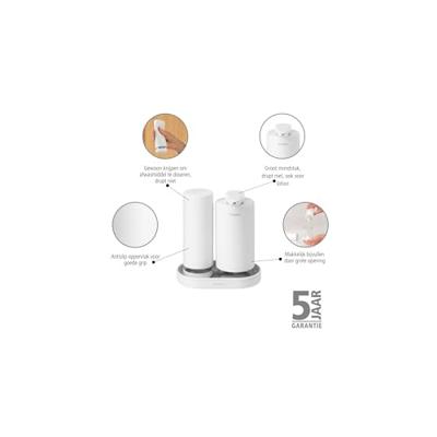 Brabantia SinkStyle Zeepdispenser Set Wit Brabantia SinkStyle Zeepdispenser Set Wit