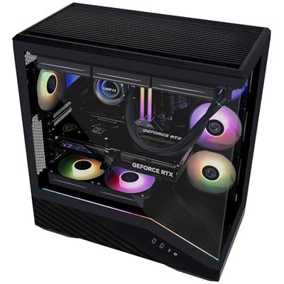 Lian Li Vector V100 Midi-tower PC-behuizing, Behuizing, Gaming-behuizing Zwart