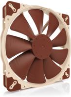 Noctua NF A20 5V PWM Computer behuizing Ventilator 20 cm Beige, Rood - thumbnail