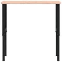 Werkbank rechthoekig 100x60x(71,5-98) cm massief beukenhout - thumbnail