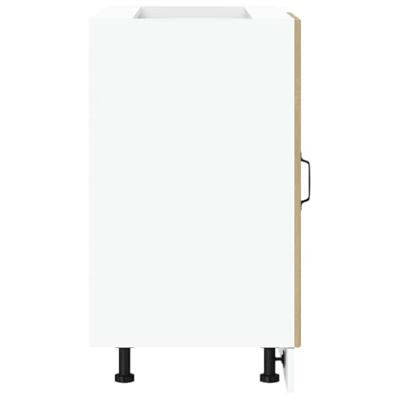 Spoelbakonderkast Lucca bewerkt hout sonoma eikenkleurig Spoelbakonderkast Lucca bewerkt hout sonoma eikenkleurig