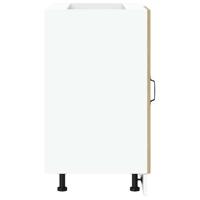 Spoelbakonderkast Lucca bewerkt hout sonoma eikenkleurig - thumbnail