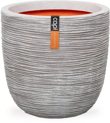 Capi Nature Rib NL bol 35x34cm bloempot ivoor Capi Nature Rib NL bol 35x34cm bloempot ivoor