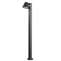 Trieste staande buitenlamp antraciet gelakt aluminium100 cm hoog inclusief paal GU10 7524-370 - thumbnail