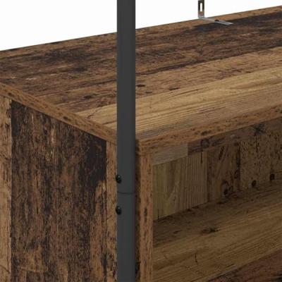 Kledingrek met opslag Bruin 100 x 44 x 160 cm Bewerkt hout