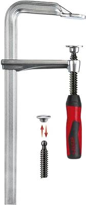 Volledig stalen schroefklem GZ-2K 500/120 Bessey GZ50-2K Spanbreedte (max.):500 mm Afmeting, lengte: 630 mm Afm. werkbereik:120 mm - thumbnail