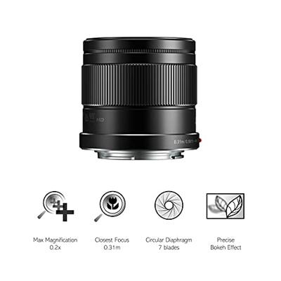 Panasonic MFT 42.5mm F/1.7 ASPH zwart - thumbnail
