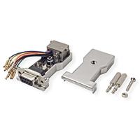 ROLINE DB9 female-RJ45 female 8P/8C 8 aders., zilver - thumbnail