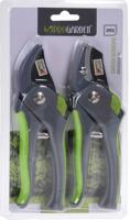 Pro Garden Tuinscharen Set 2 Stuks Snoeischaar en Heggenschaar 20cm - thumbnail