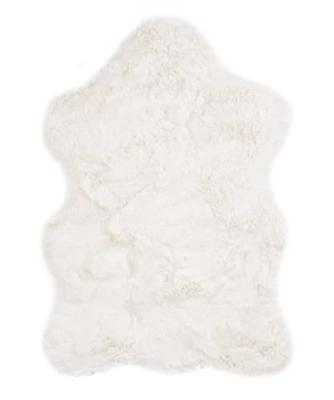 Tapeso Kindervloerkleed schaap - Fluffy wit - 55x80 cm