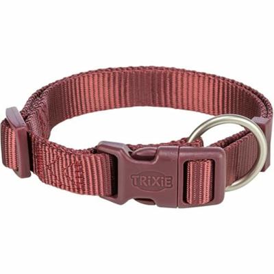 Trixie halsband hond premium sangria rood
