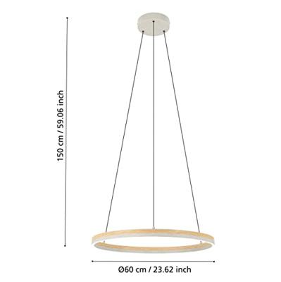 Stars of Light Landelijke led hanglampCadinaro Ø 60cm - 39896