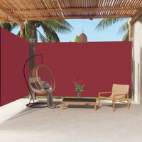 VidaXL Windscherm uittrekbaar 220x600 cm rood - thumbnail