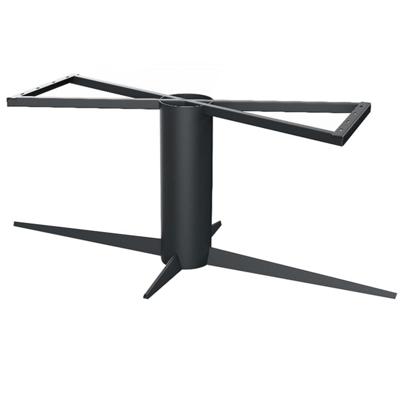 Stalen tafelonderstel zwart kolom 180 bij 78 cm en hoogte 73 cm