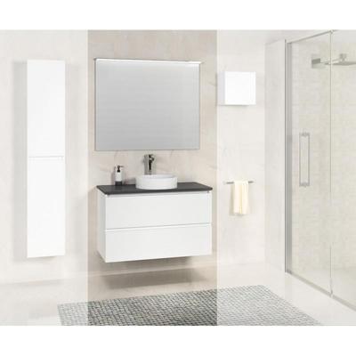 Onderkast Exellence Bologna 80 cm Incl Stenen Blad Mat Wit Exellence Onderkast Exellence Bologna 80 cm Incl Stenen Blad Mat Wit Exellence