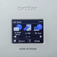 Brother ADS-2700W scanner 600 x 600 DPI ADF-scanner Zwart, Wit A4 - thumbnail