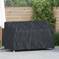 Tuinbankhoes Zwart 165 x 70 x 65 / 94 cm 210D Oxford Stof - thumbnail