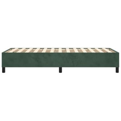 Boxspring bed 100x200 cm fluweel donkergroen