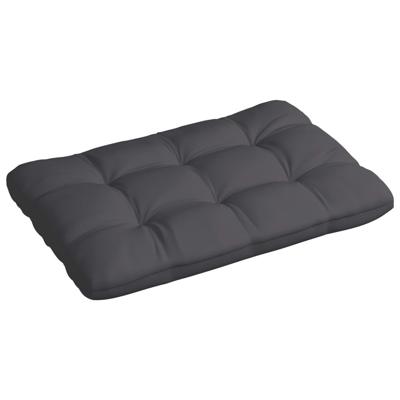 VidaXL Palletkussen 120x80x12 cm stof antracietkleurig
