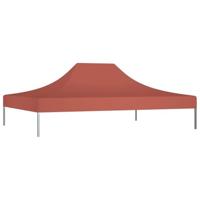 VidaXL Partytentdak 270 g/m² 4x3 m terracotta - thumbnail