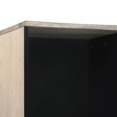 Badkamer wastafelkast Wit 38 x 33 x 160 cm Bewerkt hout