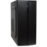 Inter-Tech B-48 Midi-tower PC-behuizing Zwart Met ventilatiesleuven - thumbnail