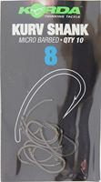 Korda Kurv Shank Barbless Haak Size 8, 10 st - thumbnail