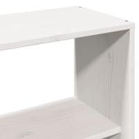 Hoofdbord met opbergruimte 140 cm massief grenenhout wit - thumbnail