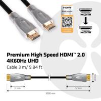 CLUB3D HDMI 2.0 High Speed Cable 3m UHD 4K/60Hz - thumbnail