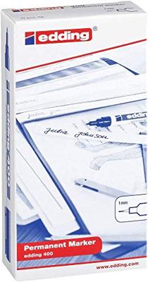 Permanente markeerstift Edding 400-01 Zwart 1 mm (10 Stuks) - thumbnail