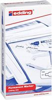 Permanente markeerstift Edding 400-01 Zwart 1 mm (10 Stuks) - thumbnail