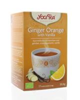 Yogi Tea Ginger Orange With Vanilla Kruidenthee - thumbnail