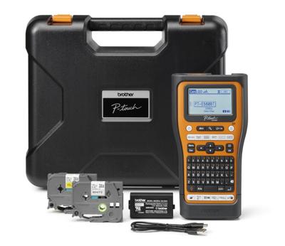 Brother beletteringssysteem PT-E560BT met draagkoffer, 2 tapes, adapter en batterij Brother beletteringssysteem PT-E560BT met draagkoffer, 2 tapes, adapter en batterij
