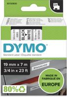 Labeltape DYMO D1 45803 Polyester Tapekleur: Wit Tekstkleur:Zwart 19 mm 7 m - thumbnail