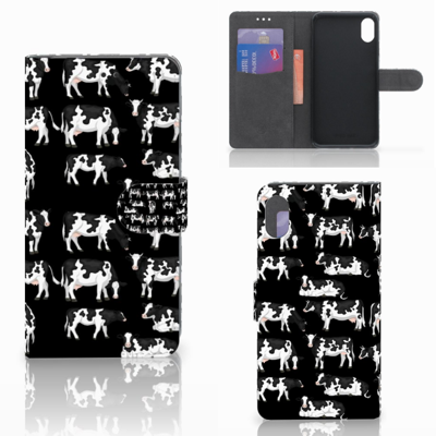 Apple iPhone Xs Max | Telefoonhoesje | Met pasjeshouder | Koetjes