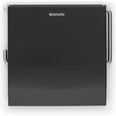 Brabantia toiletrolhouder m/klep zwart
