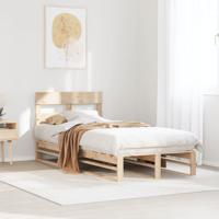 Bedframe zonder matras massief grenenhout 100x200 cm - thumbnail