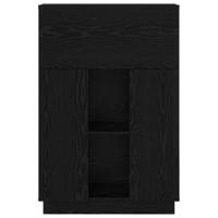 Bureau Zwart Eiken 71,5 x 31,5 x 106,5 cm Bewerkt hout - thumbnail