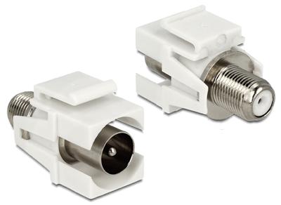 Delock 86335 F-inbouwmodule Keystone 1 stuk(s)