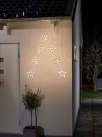 Konstsmide Lichtgordijn sterren Buiten 24 V Energielabel: G (A - G) 70 LED Warmwit (b x h) 72 cm x 118 cm - thumbnail