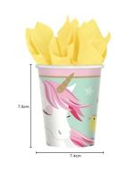 Eenhoorn Bekers (8st) - thumbnail